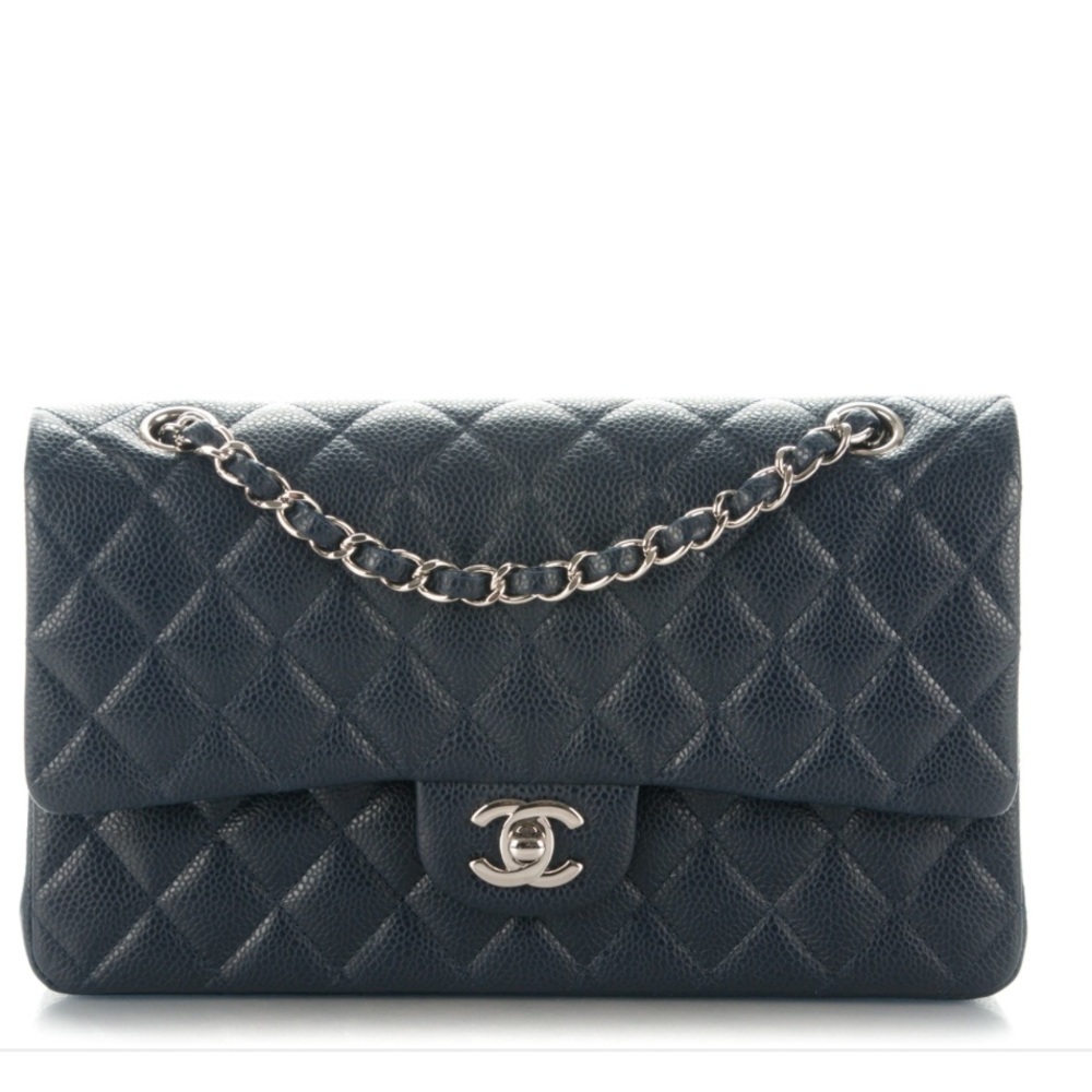 CHANEL Caviar Quilted Medium Double Flap Bag